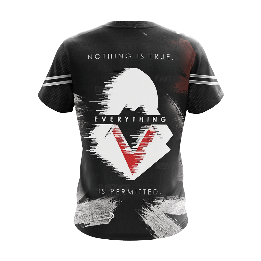 Assassin's Creed Nothing Is True Everything Is Permitted Unisex 3D T-shirt