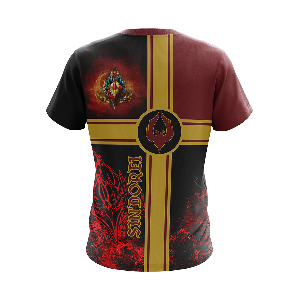 Warcraft Crest Of Sin'Dorei Style Unisex 3D T-shirt