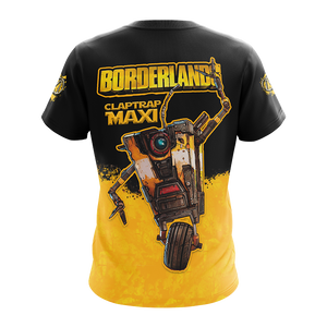 Borderlands 3 Claptrap Maxi Unisex 3D T-shirt