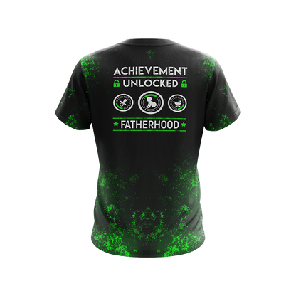 Father's Day Achievement Unlocked Fatherhood Unisex 3D T-shirt