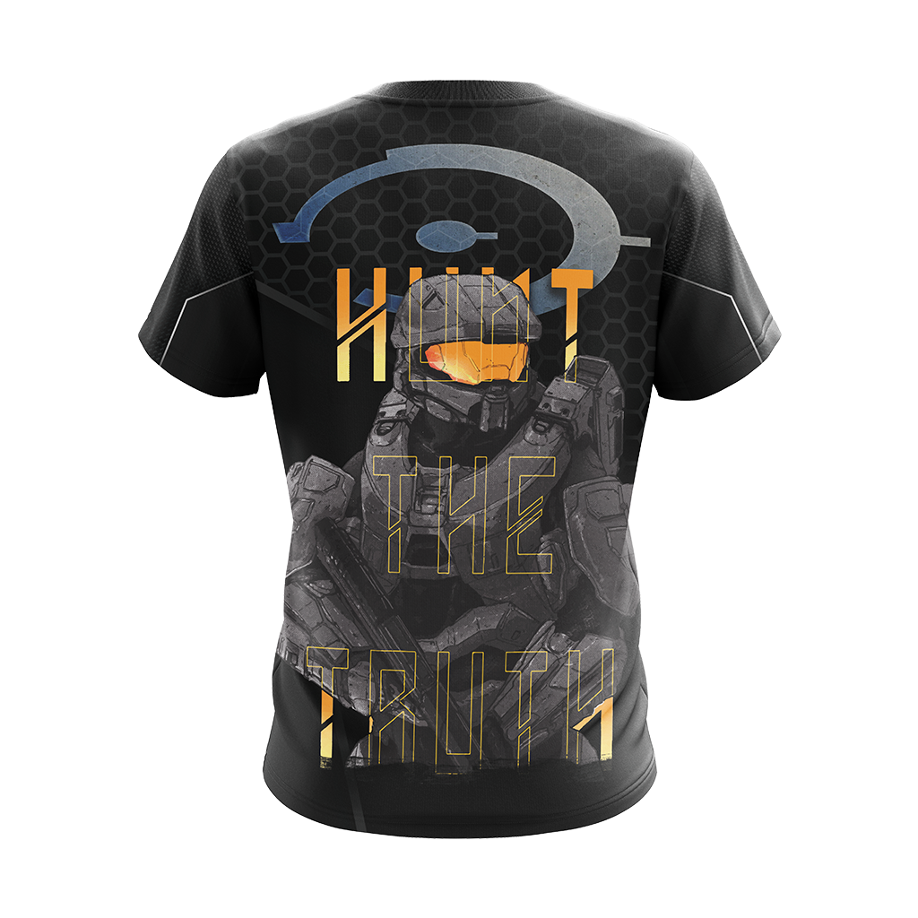 Halo Hunt The Truth Unisex 3D T-shirt