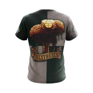 Slytherin Serpent Harry Potter New Look Unisex 3D T-shirt