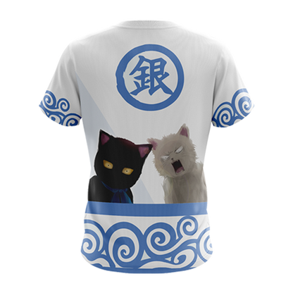 Gintama Cats Unisex 3D T-shirt