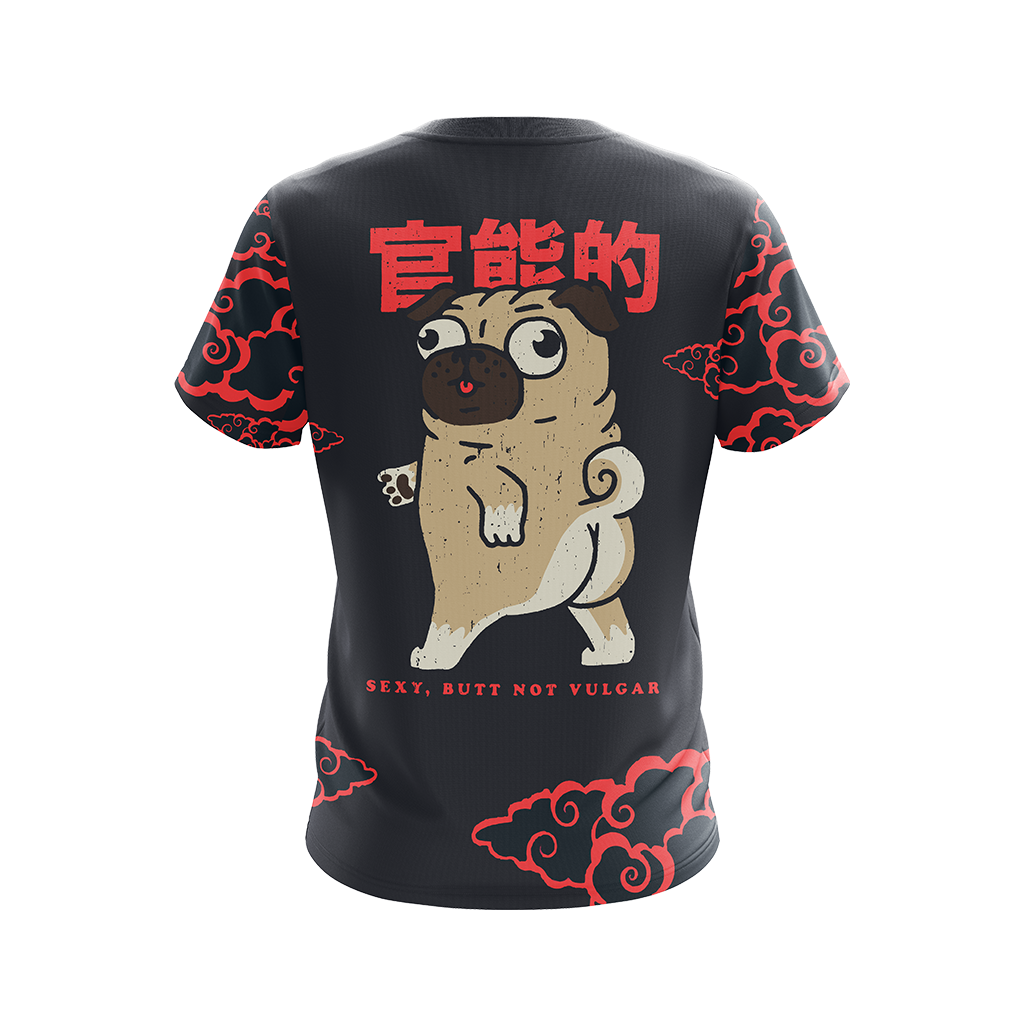 Pug Japanese Dogs Unisex 3D T-shirt