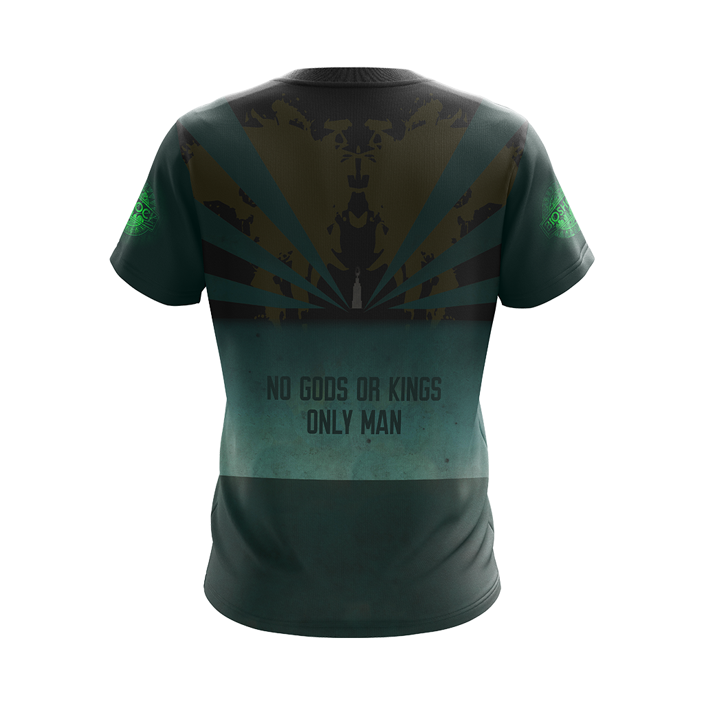 BioShock - No Gods Or Kings Only Man Unisex 3D T-shirt