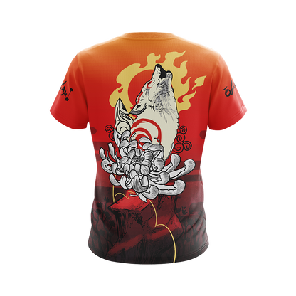Okami Fox Fire Unisex 3D T-shirt