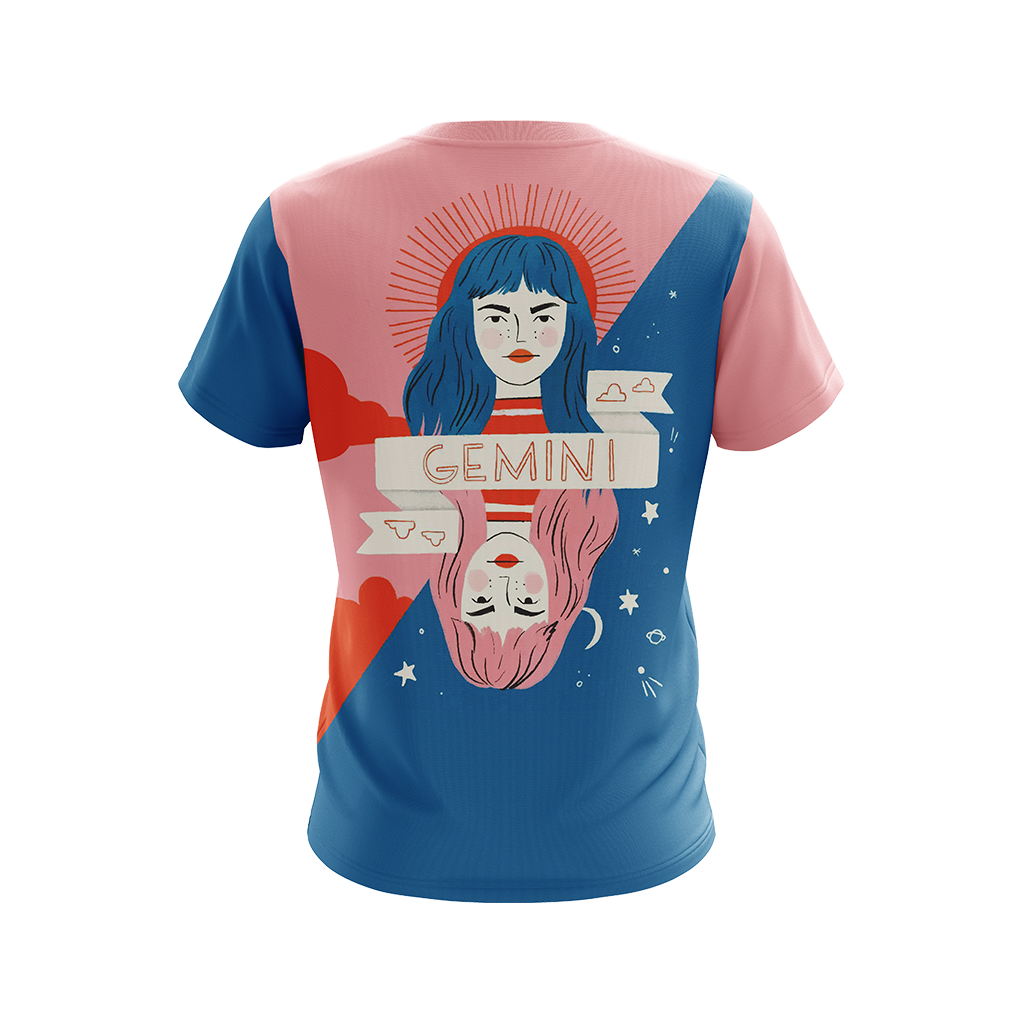 Gemini Birthday Unisex 3D T-shirt