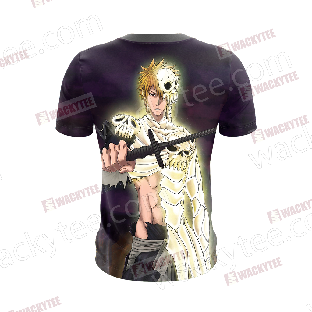 Bleach Ichigo Skull-Clad Form Unisex 3D T-shirt