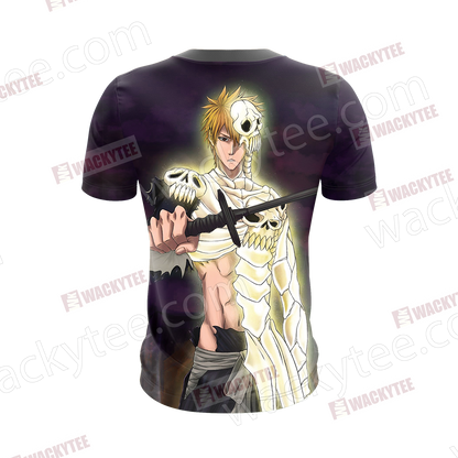 Bleach Ichigo Skull-Clad Form Unisex 3D T-shirt