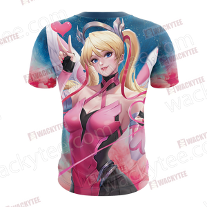 Overwatch Pink Mercy Unisex 3D T-shirt