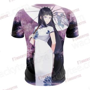 Naruto Hyuga Hinata Unisex 3D T-shirt