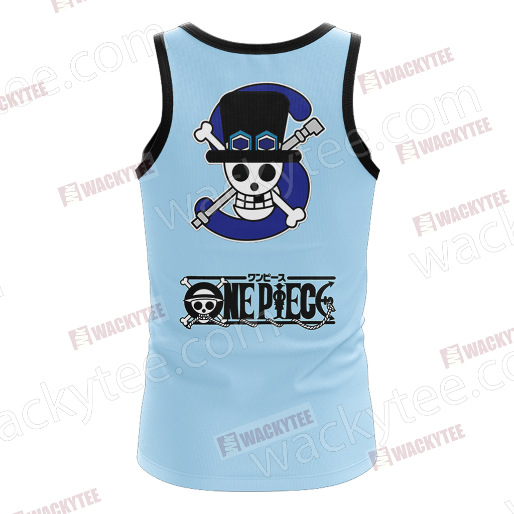 One Piece Sabo Minimalist 3D Tank Top