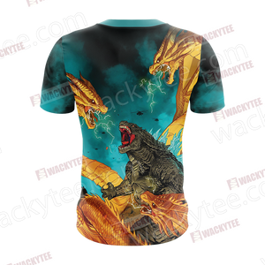 Godzilla King Of The Monsters New Look Unisex 3D T-shirt