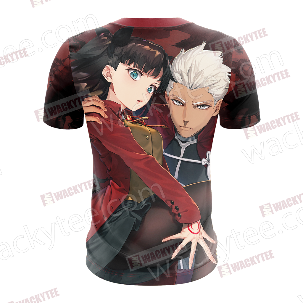 Fate/ Stay Night - Blade And Rin Unisex 3D T-shirt