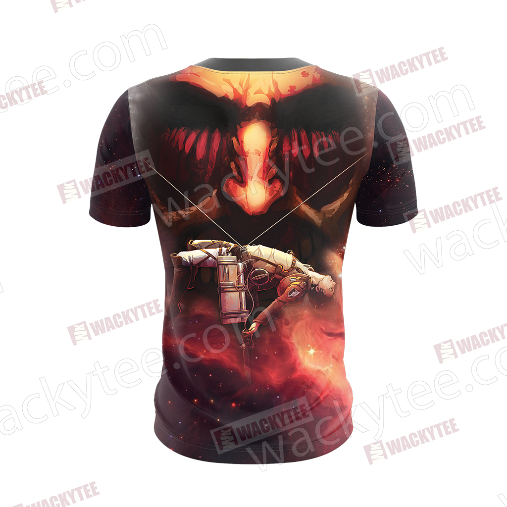 Attack On Titan Eren Jaeger Unisex 3D T-shirt