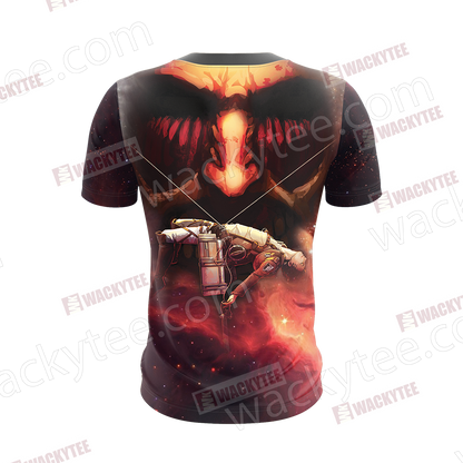 Attack On Titan Eren Jaeger Unisex 3D T-shirt