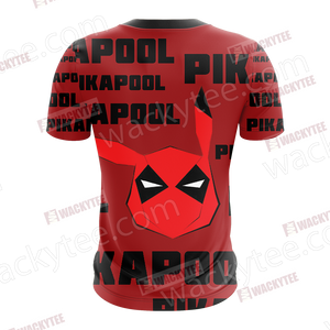 PikaPool Deadpool And Pikachu New Unisex 3D T-shirt