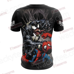 Spider-Man and Venom Unisex 3D T-shirt