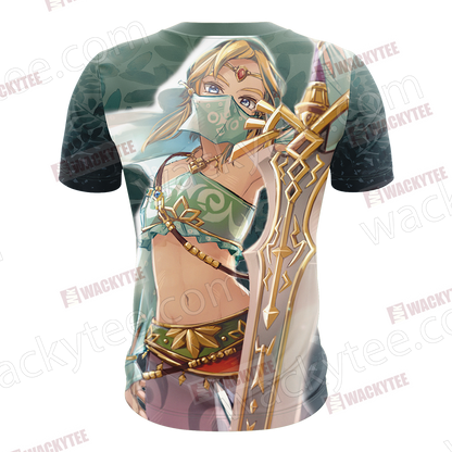 The Legend of Zelda: Breath of the Wild Gerudo Link Unisex 3D T-shirt