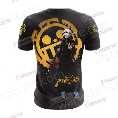 One Piece Trafalgar D. Water Law Unisex 3D T-shirt