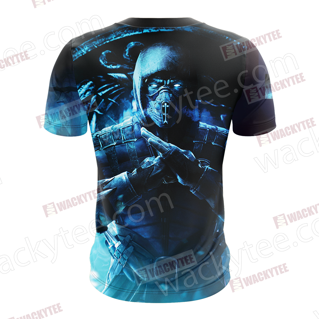 Mortal Kombat Subzero Video Game Unisex 3D T-shirt