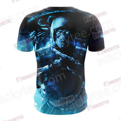 Mortal Kombat Subzero Video Game Unisex 3D T-shirt