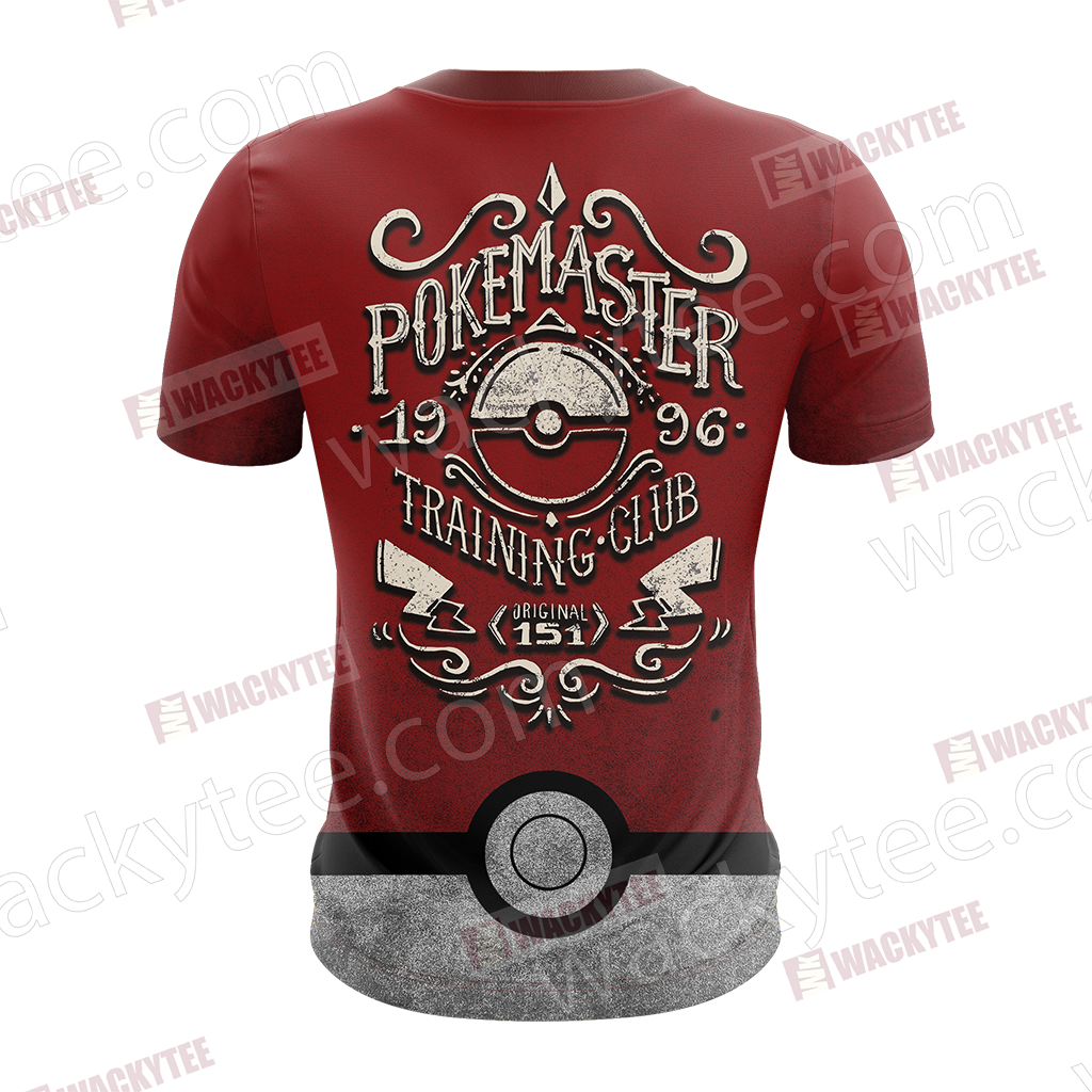 Pokemon - Pokemaster Training Club Unisex 3D T-shirt
