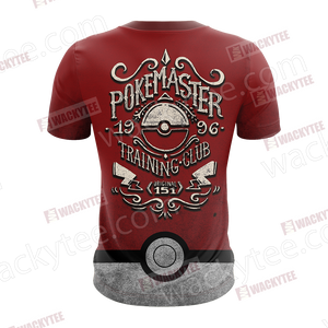 Pokemon - Pokemaster Training Club Unisex 3D T-shirt