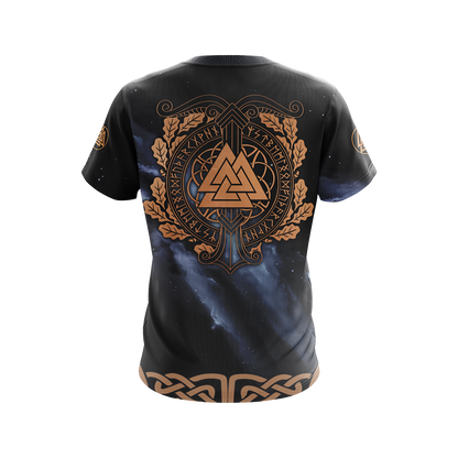 Asgard Viking Symbol T-shirt Zip Hoodie Pullover Hoodie