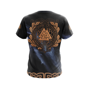 Asgard Viking Symbol T-shirt Zip Hoodie Pullover Hoodie