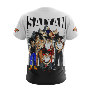 Dragon Ball - Saiyan Gang Unisex 3D T-shirt