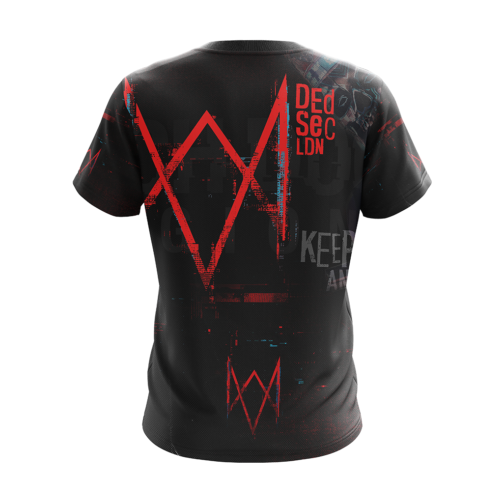 Watch Dogs - Legion Ded Coronet Mask Unisex 3D T-shirt