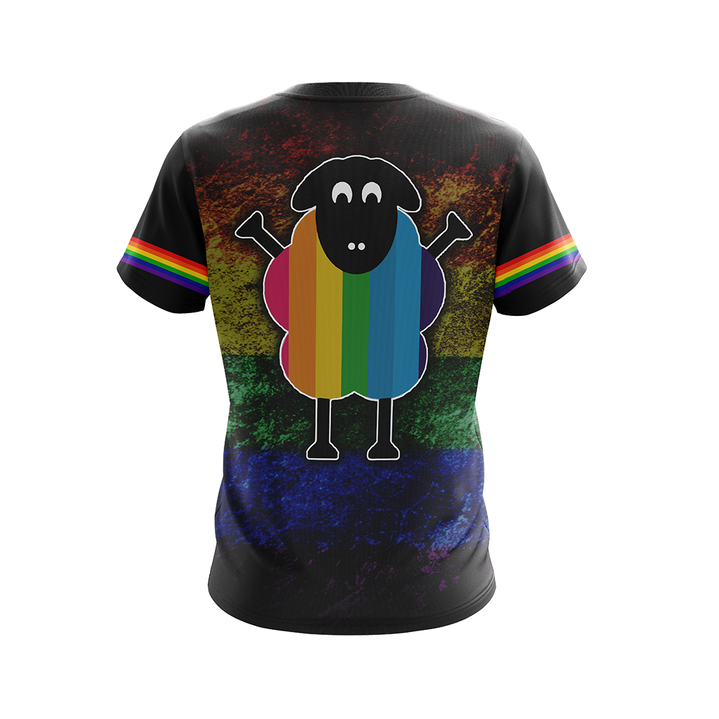 LGBT - I Am Rainbow Sheep Of The The Family Unisex 3D T-shirt