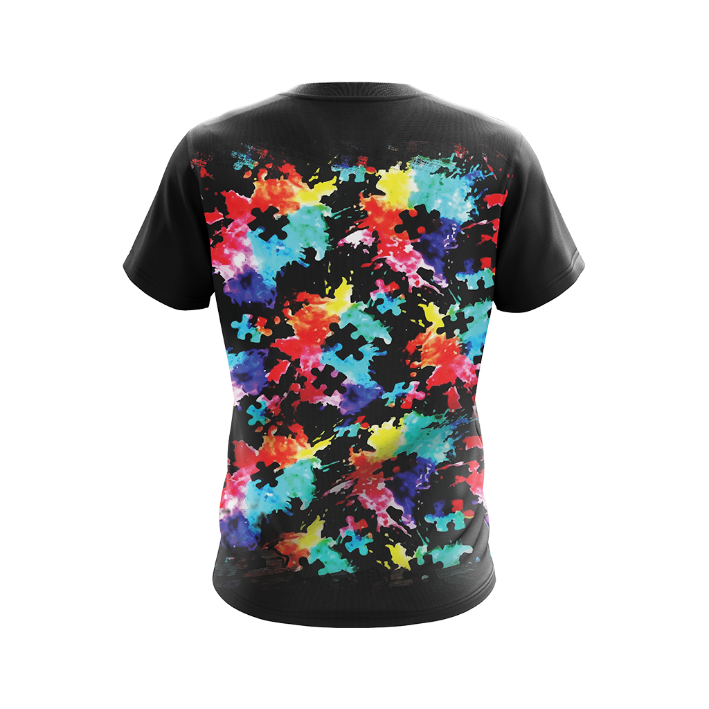 Autism Mama Bear Unisex 3D T-shirt