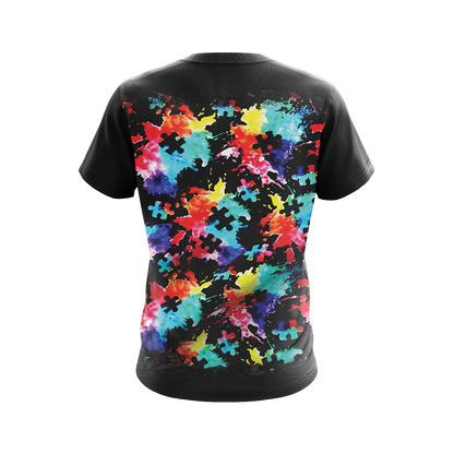 Autism Mama Bear Unisex 3D T-shirt