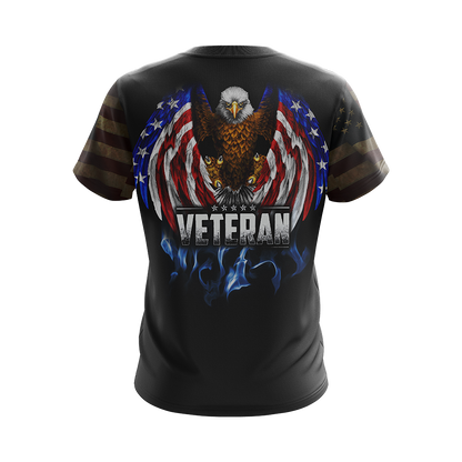 I Am A U.S. Veteran I Believe In God Family And Country Unisex 3D T-shirt