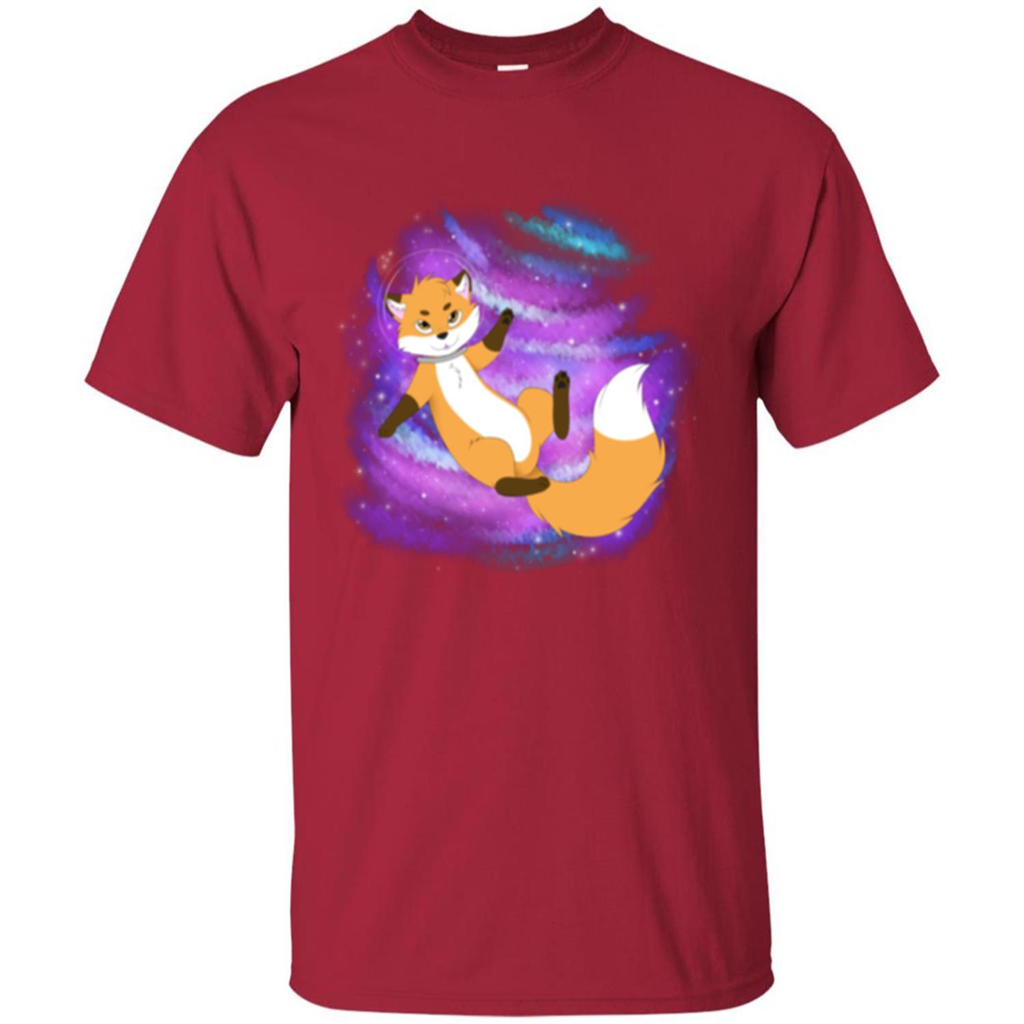 Space Fox T-shirt Cardinal