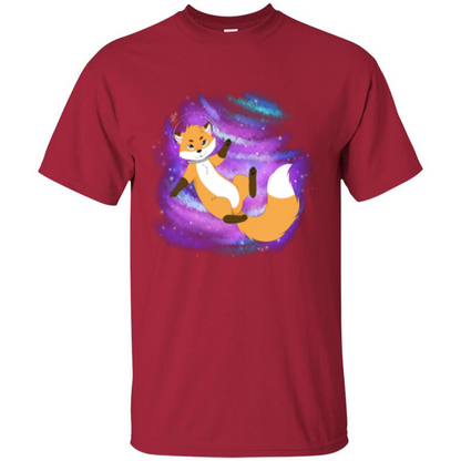 Space Fox T-shirt Cardinal