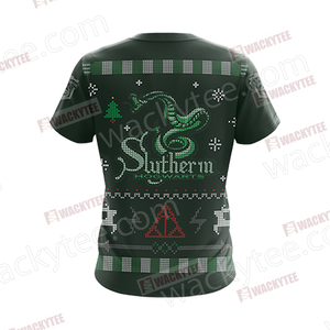 Harry Potter - Cunning Like A Slytherin Winter Style Unisex 3D T-shirt