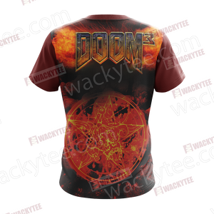 Doom 3 - Pentagram Unisex 3D T-shirt