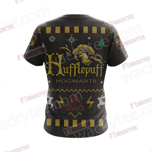 Harry Potter Loyal Like A Hufflepuff Winter Style Unisex 3D T-shirt