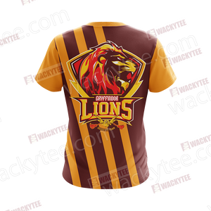Gryffindor Lion Quidditch Team Harry Potter New Style Unisex 3D T-shirt