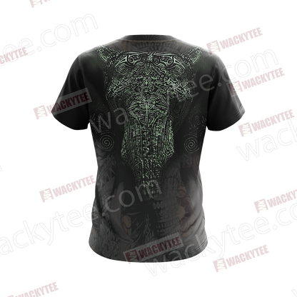 Hipster Elephant Unisex 3D T-shirt