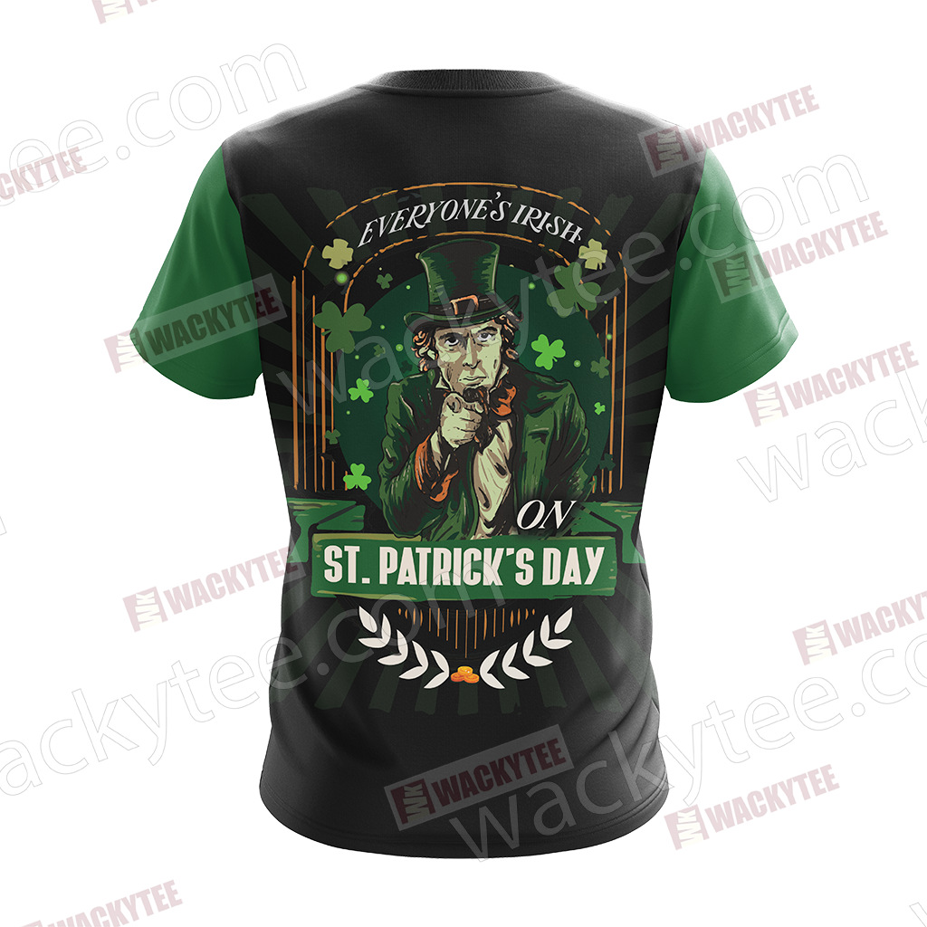 Everyone's Irish Saint Patricks Day Unisex 3D T-shirt