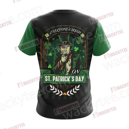 Everyone's Irish Saint Patricks Day Unisex 3D T-shirt