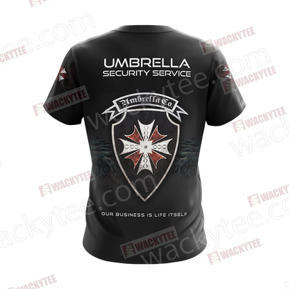 Resident Evil Umbrella Security Service (USS) Unisex 3D T-shirt