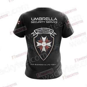 Resident Evil Umbrella Security Service (USS) Unisex 3D T-shirt