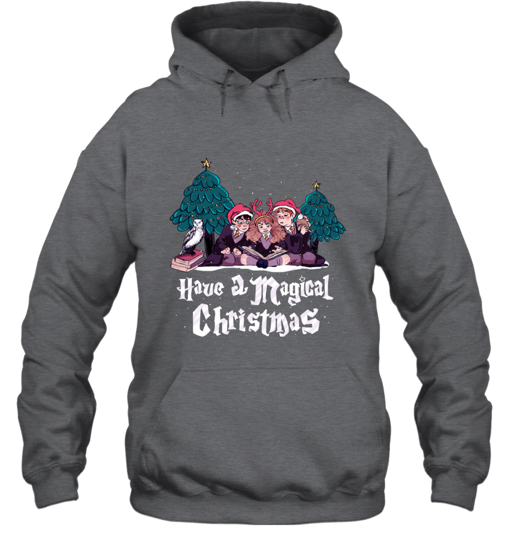 Have A Magical Christmas Harry Potter Hoodie Hoodie Dark Heather