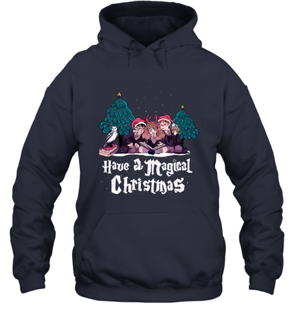 Have A Magical Christmas Harry Potter Hoodie Hoodie Navy