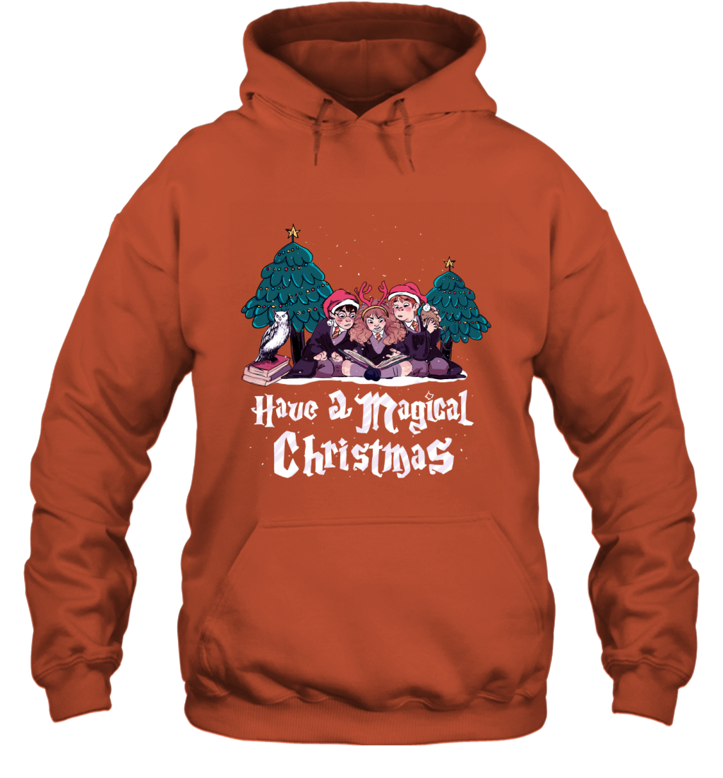 Have A Magical Christmas Harry Potter Hoodie Hoodie Orange